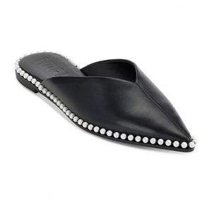 Vyra Studded Mule Flats